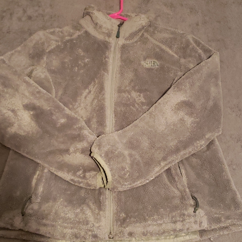 Green/Grey Furry Soft Northface